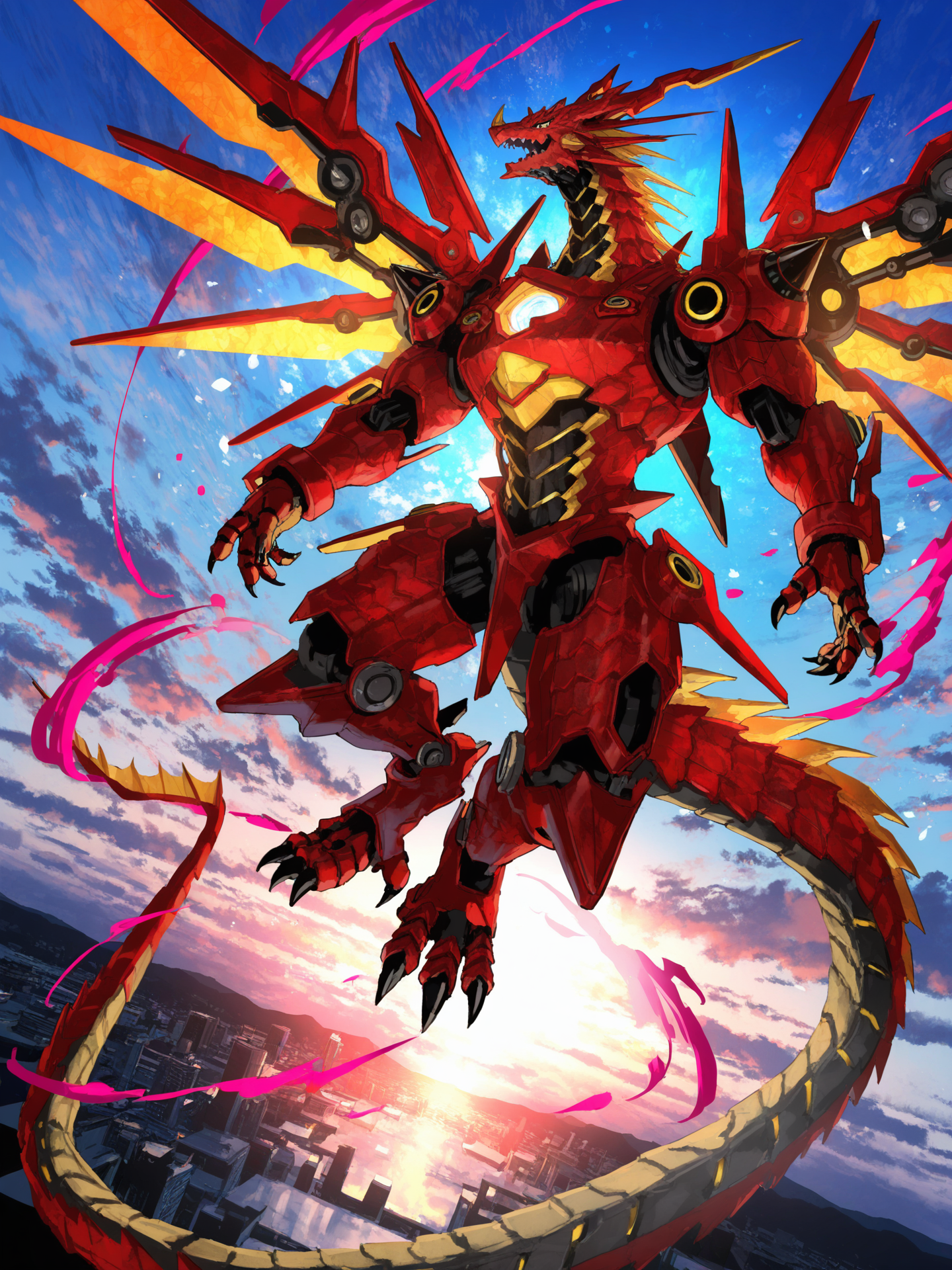 131946-3022962136-furry male, male focus, bara, mature male, 1boy, solo, dragon, anthro, solo, mecha, robot, robot dragon, energy, detailed backgr.png